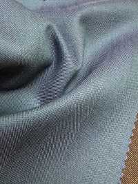 SR6511-BL Estándar de fabricación japonesa Premium Super 120's de hilo sencillo elástico Solaro azul liso irid[Textil] HOSOI SYOJI Más fotos
