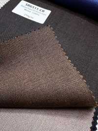 SR6511-CB Estándar de fabricación japonesa Premium Super 120's de hilado sencillo elástico Solaro pana marrón [Textil] HOSOI SYOJI Más fotos