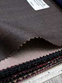 SR6511-CB Estándar de fabricación japonesa Premium Super 120's de hilado sencillo elástico Solaro pana marrón [Textil] HOSOI SYOJI Más fotos