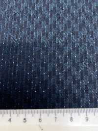 LA6511-GR Lamé de seda y lana elástica con raya verde, fabricado en Japón[Textil] HOSOI SYOJI Más fotos