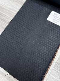 SK6511-BK Patrón de rombos negros elástico de seda y lana fabricado en Japón[Textil] HOSOI SYOJI Más fotos