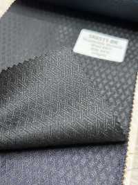SK6511-BK Patrón de rombos negros elástico de seda y lana fabricado en Japón[Textil] HOSOI SYOJI Más fotos