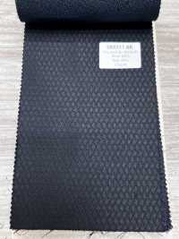 SK6511-BK Patrón de rombos negros elástico de seda y lana fabricado en Japón[Textil] HOSOI SYOJI Más fotos
