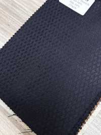SK6511-NV Hecho en Japón, seda y lana elástica azul marino con patrón de rombos[Textil] HOSOI SYOJI Más fotos