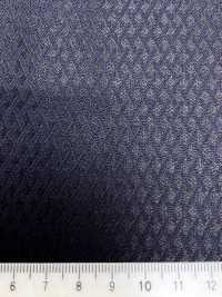 SK6511-NV Hecho en Japón, seda y lana elástica azul marino con patrón de rombos[Textil] HOSOI SYOJI Más fotos
