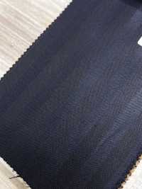 SK6512-NV Tejido elástico de seda y lana de fabricación japonesa, rayas azul marino[Textil] HOSOI SYOJI Más fotos