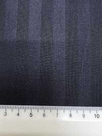 SK6512-NV Tejido elástico de seda y lana de fabricación japonesa, rayas azul marino[Textil] HOSOI SYOJI Más fotos