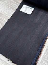 SK6512-BR Tejido elástico de seda y lana, fabricado en Japón, con rayas marrones[Textil] HOSOI SYOJI Más fotos