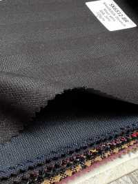 SK6512-BR Tejido elástico de seda y lana, fabricado en Japón, con rayas marrones[Textil] HOSOI SYOJI Más fotos