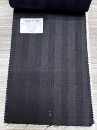 SK6512-BR Tejido elástico de seda y lana, fabricado en Japón, con rayas marrones[Textil] HOSOI SYOJI Más fotos