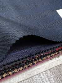 SK6512-GR Tejido elástico de seda y lana, fabricado en Japón, con rayas marrones[Textil] HOSOI SYOJI Más fotos