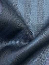 SK6512-GR Tejido elástico de seda y lana, fabricado en Japón, con rayas marrones[Textil] HOSOI SYOJI Más fotos