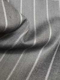 SK6521-GY Hecho en Japón, seda y lana elásticas a rayas grises[Textil] HOSOI SYOJI Más fotos