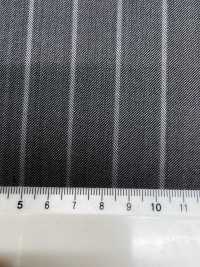 SK6521-GY Hecho en Japón, seda y lana elásticas a rayas grises[Textil] HOSOI SYOJI Más fotos