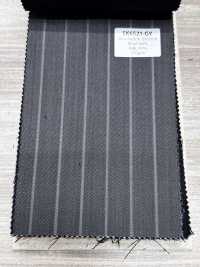SK6521-GY Hecho en Japón, seda y lana elásticas a rayas grises[Textil] HOSOI SYOJI Más fotos