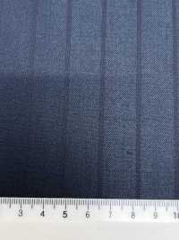 SK6521-GR Hecho en Japón, rayas verdes elásticas de seda y lana[Textil] HOSOI SYOJI Más fotos