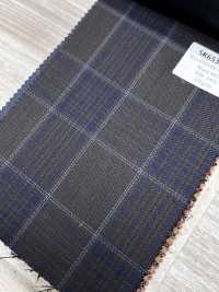 SK6531-BR Cuadro marrón elástico de seda y lana hecho en Japón[Textil] HOSOI SYOJI Más fotos