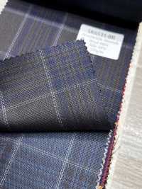 SK6531-BR Cuadro marrón elástico de seda y lana hecho en Japón[Textil] HOSOI SYOJI Más fotos