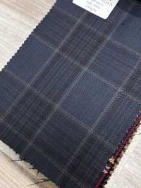 SK6531-GR Hecho en Japón, cuadros verdes elásticos de seda y lana[Textil] HOSOI SYOJI Más fotos