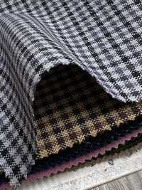 MH6511-LG Lana mohair peinada estándar hecha en Japón (estilo Tonic) con cuadro gris claro[Textil] HOSOI SYOJI Más fotos