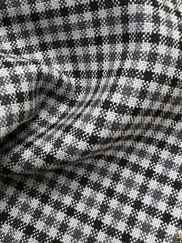 MH6511-LG Lana mohair peinada estándar hecha en Japón (estilo Tonic) con cuadro gris claro[Textil] HOSOI SYOJI Más fotos
