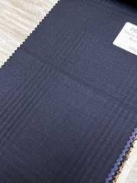 PR6531-NV Estándar fabricado en Japón, premium Super 120's, raya elástica de hilo sencillo, azul marino[Textil] HOSOI SYOJI Más fotos