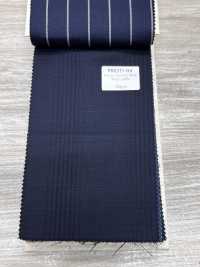 PR6531-NV Estándar fabricado en Japón, premium Super 120's, raya elástica de hilo sencillo, azul marino[Textil] HOSOI SYOJI Más fotos