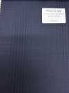 PR6531-NV Estándar fabricado en Japón, premium Super 120's, raya elástica de hilo sencillo, azul marino