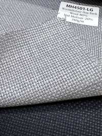 MH4501-LG Hopsack de mohair estándar fabricado en Japón, gris claro[Textil] HOSOI SYOJI Más fotos