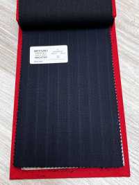 4MG4550 26AW MARUNOUCHI Sarga a rayas marino[Textil] Fábricas De Lana Miyuki Más fotos
