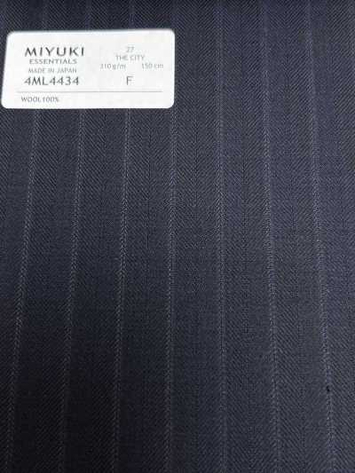 4ML4434 26AW THE CITY Sarga con rayas azul marino