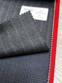 4ML4445 26AW THE CITY Sarga a rayas gris carbón y gris cielo[Textil] Fábricas De Lana Miyuki Más fotos