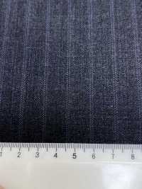 4ML4445 26AW THE CITY Sarga a rayas gris carbón y gris cielo[Textil] Fábricas De Lana Miyuki Más fotos