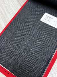 4ML4460 26AW THE CITY Sarga a cuadros gris carbón y gris cielo[Textil] Fábricas De Lana Miyuki Más fotos