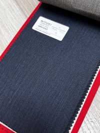 4MR4660 26AW Super100's × CASHIMERE rayas azul marino[Textil] Fábricas De Lana Miyuki Más fotos