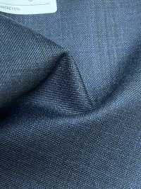 4MR4704 26AW Super100's × Cachemira cuadro azul marino[Textil] Fábricas De Lana Miyuki Más fotos