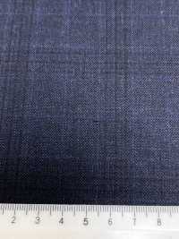 4MR4704 26AW Super100's × Cachemira cuadro azul marino[Textil] Fábricas De Lana Miyuki Más fotos