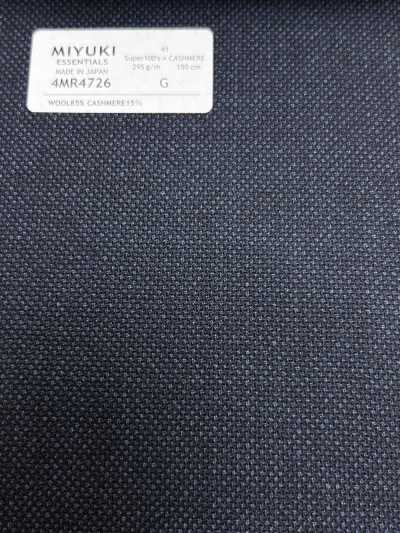 4MR4726 26AW Super100's × cachemira azul marino