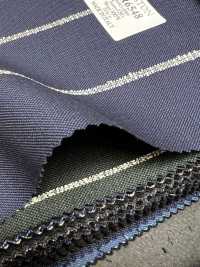 AR6548 ARISTON Super130's azul marino × raya blanca[Textil] HOSOI SYOJI Más fotos