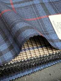 AR6557 ARISTON Super130's cuadro azul marino[Textil] HOSOI SYOJI Más fotos