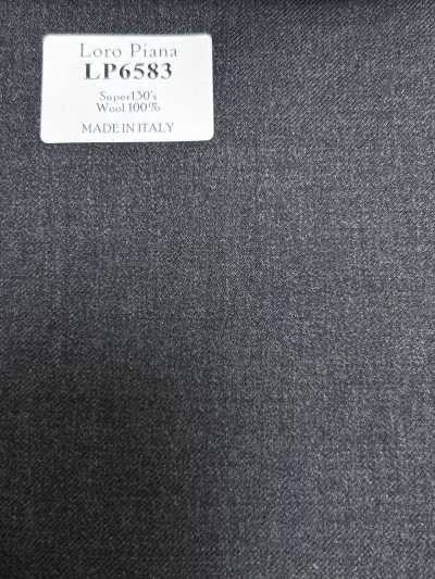 LP6583 Loro Piana Super130's gris sin estampado