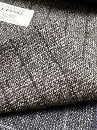 LP6591 Loro Piana a rayas grises[Textil] HOSOI SYOJI Más fotos