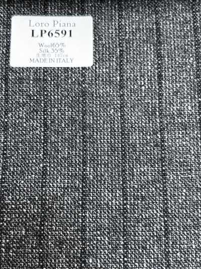 LP6591 Loro Piana a rayas grises