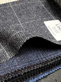 LP6592 Loro Piana cuadro azul marino[Textil] HOSOI SYOJI Más fotos