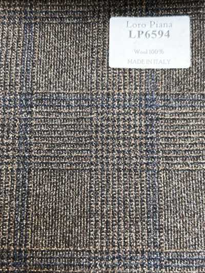 LP6594 Loro Piana Cuadro marrón