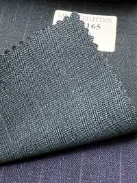 LV6165 LANVIN COLLECTION Super120's Raya azul verdosa[Textil] HOSOI SYOJI Más fotos