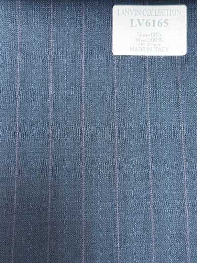 LV6165 LANVIN COLLECTION Super120's Raya azul verdosa