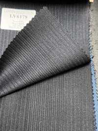 LV6178 LANVIN COLLECTION Super120's raya azul marino[Textil] HOSOI SYOJI Más fotos