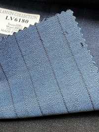LV6180 LANVIN COLLECTION Super120's raya azul[Textil] HOSOI SYOJI Más fotos
