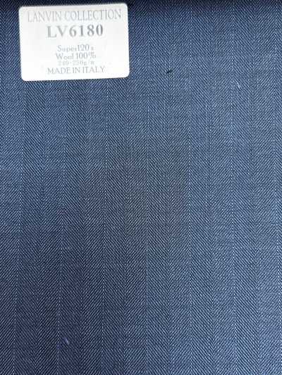 LANVIN COLLECTION Super120's raya azul